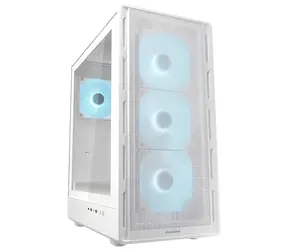 COUGAR Airface Pure PRO bílá / PC skříň / ATX / micro-ATX / mini-ITX / ARGB / průhledná bočnice / bez zdroje