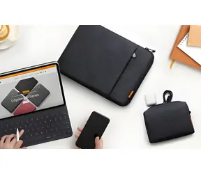 Inateck LB01006 černá, šedá / Pouzdro pro notebook / 15" / MacBook Air M2-M4 / Polyester