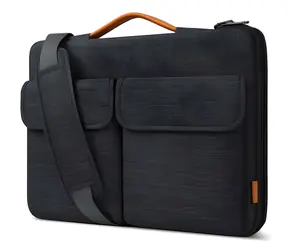 Inateck LB03008-15 černá / Brašna na notebook / 15,6" / polyuretan / voděodolná / nastavitelný popruh