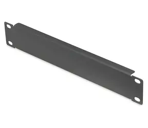 Digitus 10" černá / Slepý panel / do racku / ocel