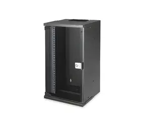 Digitus SOHO PRO 9U černá / Nástěnná skříň / 10" / 460x315x300 mm / skleněné dveře / IP20