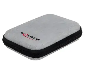 Delock / Ochranné pouzdro / pro 2.5" SSD a HDD / Polyester / černá, šedá