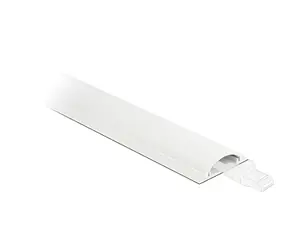 DeLock Kabelový žlab 30x8 mm bílá / Délka 1 m / Samolepicí / PVC