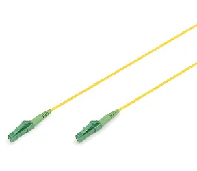 Digitus žlutá / Optický patch kabel / LC/APC - LC/APC / Singlemode / Simplex / 15 m