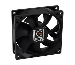 LC-Power LC-CF-80 černá / Ventilátor / 80 mm / PWM / 2200 RPM / 25,1 dB