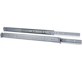Inter-Tech 18" 455 mm stříbrná / Teleskopické ližiny / 19" rack / hloubka 500–800 mm / nosnost 30 kg