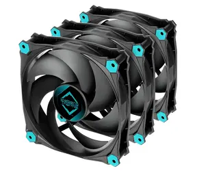 Iceberg Thermal IceGALE Silent černá / Ventilátor / 120mm / 1100 RPM / 12,3 dB / 3ks