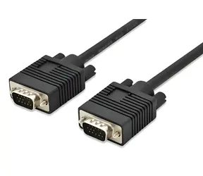 Digitus černá / Propojovací VGA kabel / HD15 M/M / stíněný / 2x ferit / 5m
