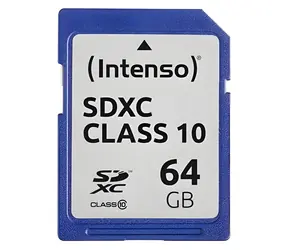 Intenso SDXC karta 64GB / Paměťová karta / Class 10