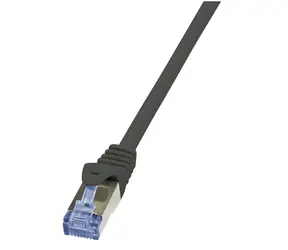 LogiLink PrimeLine černá / Patch kabel / Cat6a S/FTP / RJ45-RJ45 / 3 m