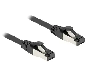 DeLock RJ45 Cat.8.1 S/FTP černá / Síťový kabel / 5 m / 40 Gbps / LSZH