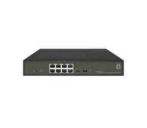 LevelOne Hilbert GES-2110P / Switch / Managed / 8x GE PoE+ / 2x SFP / 130W PoE