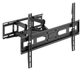 equip 650337 černá / Nástěnný naklápěcí a otočný držák TV / 37"-80" / VESA 600x400 / nosnost 40 kg