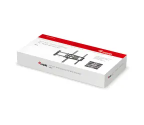 Equip černá / Nástěnný držák pro TV / 32-55" / VESA 200x200 - 400x400 / naklápění a otáčení / nosnost 35 kg