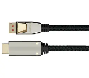 Python DisplayPort - HDMI černý / Propojovací kabel / DP 1.4 - HDMI 2.0 / 3 m / 4K 60Hz