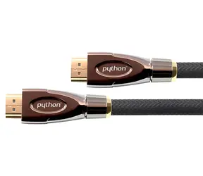Python HDMI 2.0 kabel černá / HDMI kabel / 4K 4096×2160 px / 60 Hz / 5 m / nylonový oplet