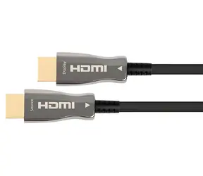 Python AOC Hybrid černá / HDMI kabel / HDMI 2.1 / 5 m / 48 Gbit/s / 8K 60Hz