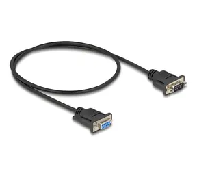 DeLock D-Sub9 samec-samice 0,5m / Sériový kabel / RS-232 / úzký konektor