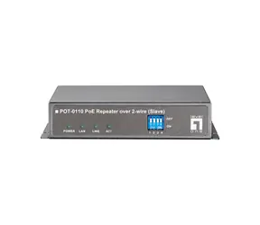 LevelOne PoE repeater Slave / Síťový repeater / 2vodičová linka / 400 m / 60 Mbit/s / PoE