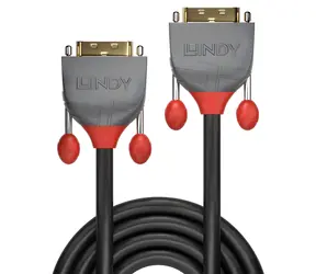 Lindy Anthra Line 36226 černá / Kabel DVI-D Dual Link / 10 m / 2560×1600 px