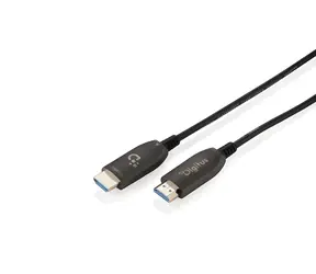 Digitus HDMI AOC kabel 60m černá / HDMI kabel / 8K 60 Hz / 48 Gbps / HDMI 2.1