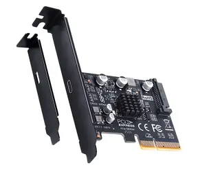 GrauGear G-PCI-C-20G / PCIe rozšiřující karta / PCIe x4 / 1x USB-C / USB 3.2 Gen 2x2 / 20 Gbit/s