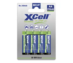XCell X2700 / Nabíjecí baterie AA / Ni-MH / 1,2 V / 2700 mAh / 4 ks