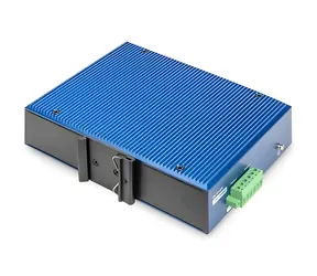 Digitus Industrial modrá / Switch / 16 portů / Gigabit / Unmanaged / DIN