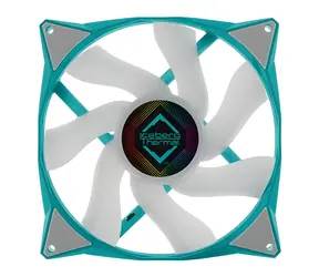 Iceberg Thermal IceGALE ARGB tyrkysová / Ventilátor / 140 mm / Kuličkové ložisko / 1600 RPM / 96 CFM / 4-Pin PWM