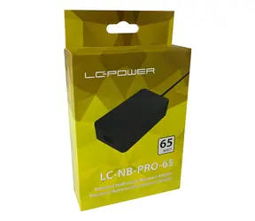 LC-Power LC-NB-PRO-65 / Napájecí adaptér pro notebook / 65 W / 18,5-20 V / univerzální