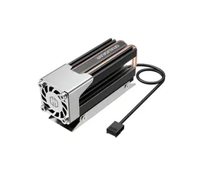 GrauGear G-M2HS03-F / Chladič M.2 SSD / Aktivní / PWM ventilátor 25 mm / Měděné heatpipe