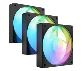 Fury SAI S12 ARGB PWM černá 3 ks / Ventilátor / 120 mm / ARGB / PWM