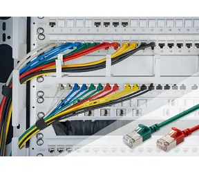 Digitus Slim zelená / Patch kabel / Cat6a F/FTP / 3 m / PoE+ / LSZH