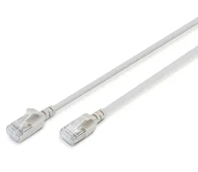 Digitus F/FTP Cat6a 7m šedá / Patch kabel / 500 MHz / 10 Gbit/s / PoE+
