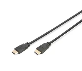 Digitus HDMI - HDMI černá / Kabel / HDMI 2.0 / 4K/60Hz / Ethernet / 5 m