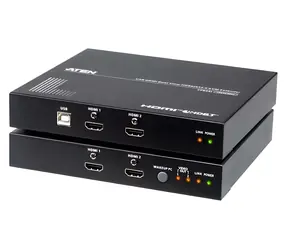 ATEN HDMI Dual View Extender / KVM extender / USB / HDBaseT 2.0 / 2x LAN