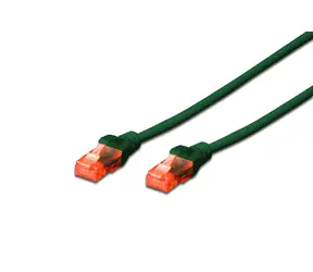 Digitus CAT 6 U-UTP zelený / Patch kabel / AWG 26/7 / LSZH / 3 m