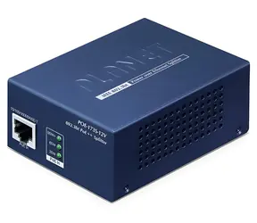 Planet POE-173S-12V / PoE splitter / PoE++ / 12V DC výstup / 1x RJ45