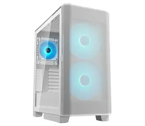COUGAR Airface FLO ARGB bílá / PC skříň / E-ATX / ATX / micro-ATX / mini-ITX / průhledná bočnice / bez zdroje