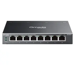 TP-Link ES208GP / Switch / 8× GLAN PoE+ / 64 W / Omada Managed