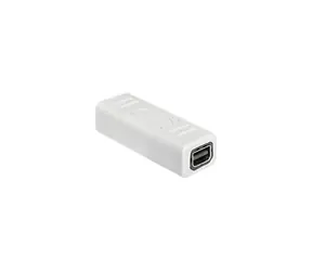 DeLock mini DisplayPort bílá / Redukce / mini DisplayPort samice - mini DisplayPort samice