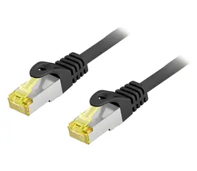 Equip černá / Patch kabel / Cat6a S/FTP / venkovní / RJ-45 / 20 m