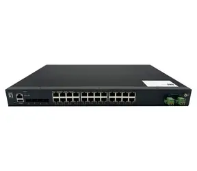 LevelOne IXP-2871 / Průmyslový řízený switch / 24x GbE PoE+ / 4x SFP+ / 370W PoE / L2+