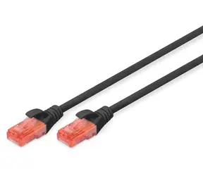 Digitus UTP CAT6 LSZH 0,5 m černá / Patch kabel / RJ45-RJ45