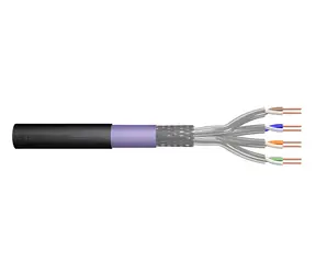 Digitus Cat.7 S/FTP / Zemní instalační kabel / 500 m / PE / černý