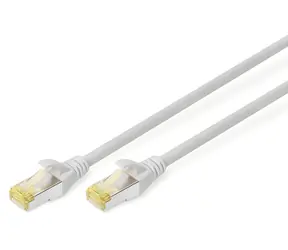 Digitus CAT 6A S/FTP 2,5 m šedá / Patch kabel / S/FTP / AWG 26/7 / LSZH / PoE++