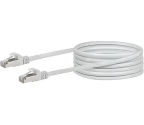 Schwaiger bílá / Síťový kabel / CAT6 / S/FTP / 1000 Mbit/s / 10 m