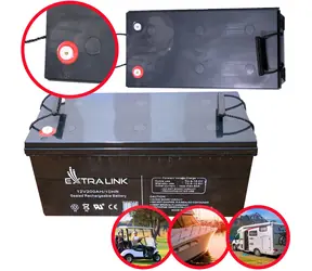 Extralink Akumulátor AGM 12V 200Ah / Akumulátor / VRLA / bezúdržbový