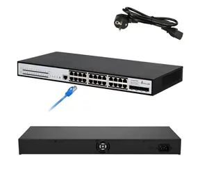 Extralink Chiron Pro / PoE switch / 24x Gigabit RJ45 / 4x SFP+ / L3 spravovaný / 370W PoE
