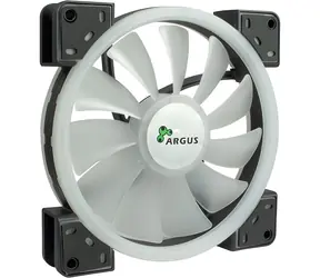 Inter-Tech Argus RS-141 RGB / Ventilátor / 140 x 140 x 25 mm / 1200 RPM / 22 dB / RGB